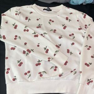 cherry sweater